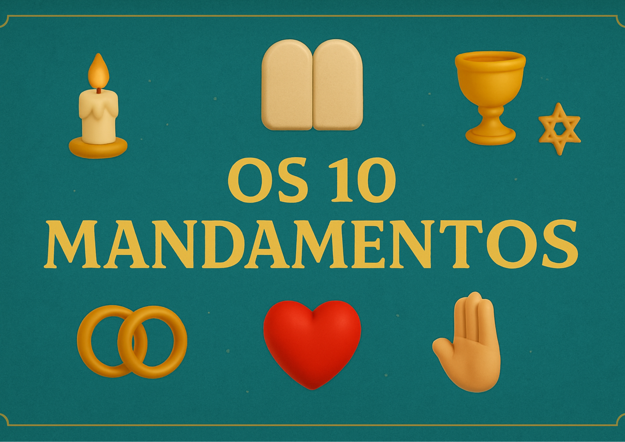 Mapa Os 10 Mandamentos